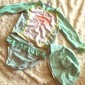 Baby 3 piece swimsuit